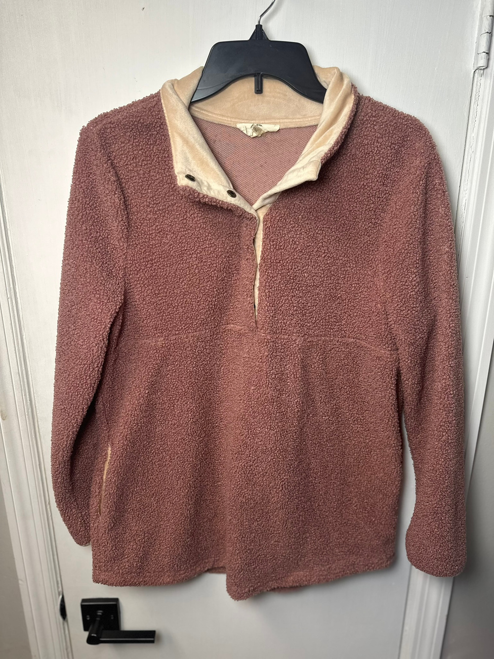 Entro | Mauve Teddy Pullover | Size S